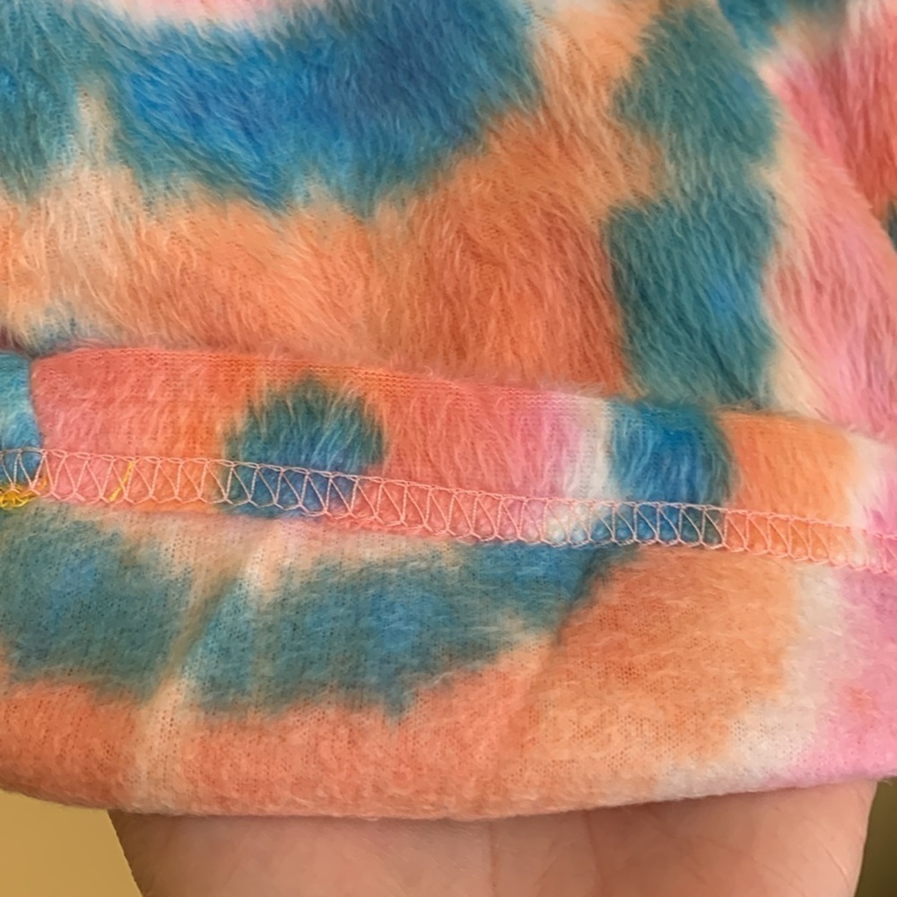 BlueStar Tie-dye Dreamsicle Comfy Drawstring Elastic Waist Loungewear Pants - Picture 13 of 13